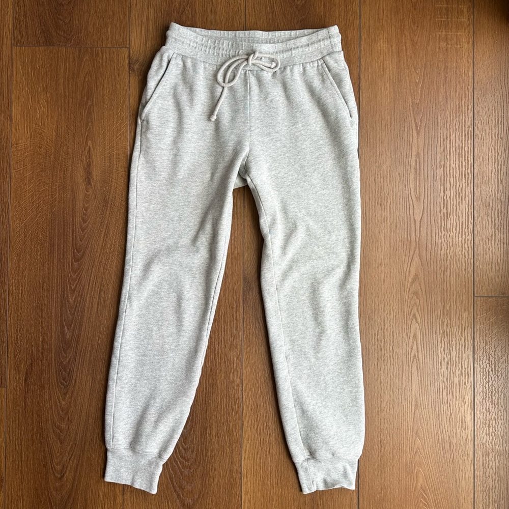 Wilfred Heather Gray Drawstring Jogger Pants